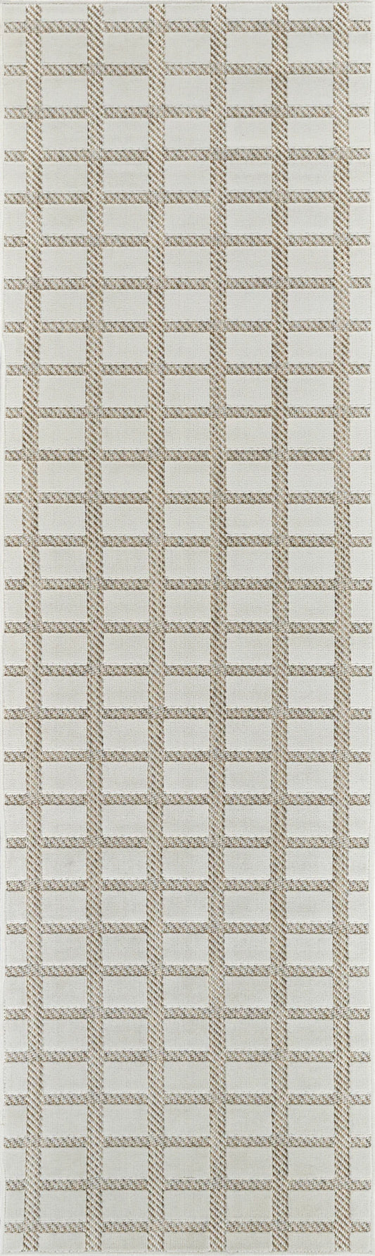 JB Household Checkered Modern Rug - 2' x 10'