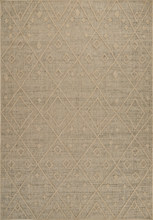 JB Household Traditional Beige Rug - 4'x 6'